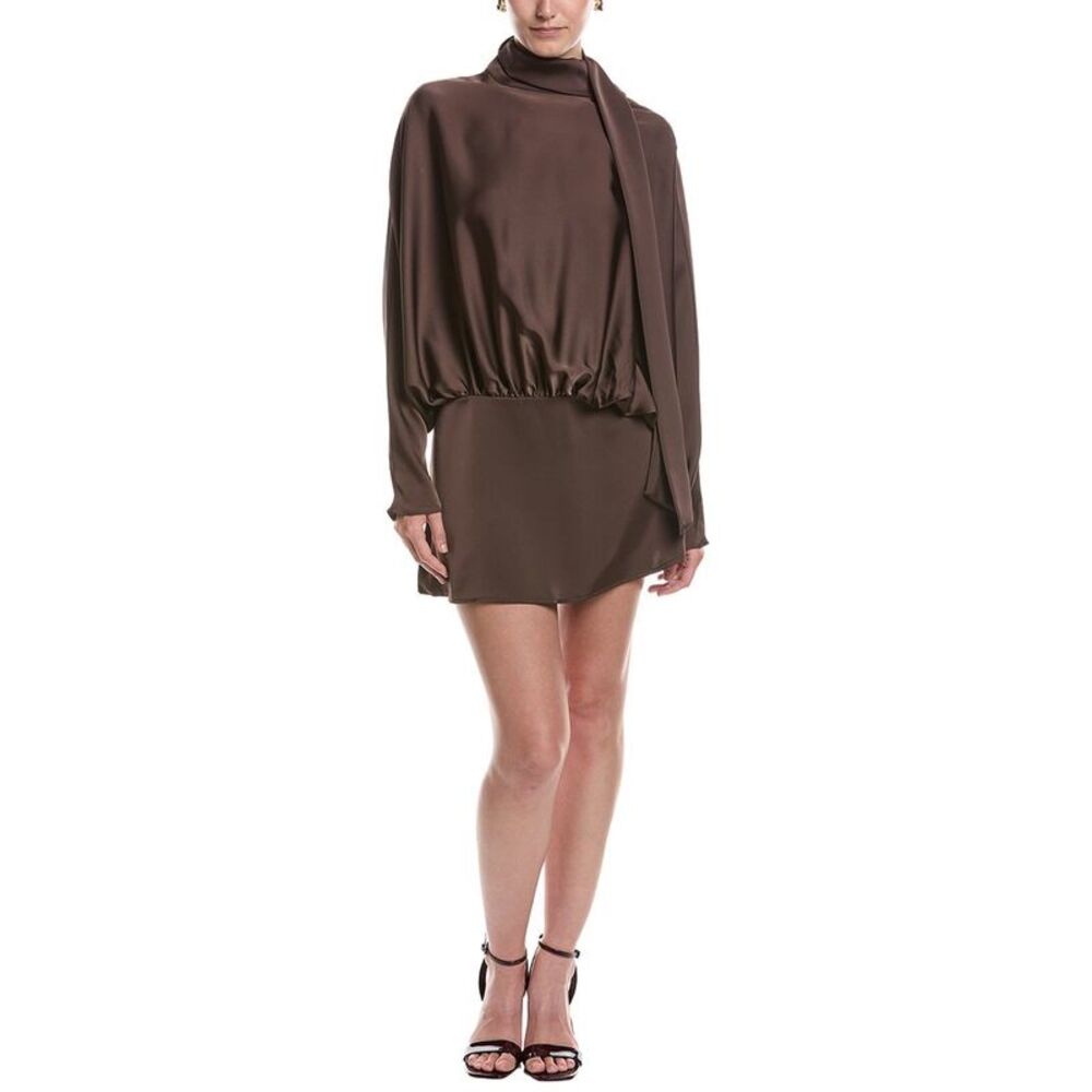 Moonsea Womens  Mini Cocktail Dress, Brown